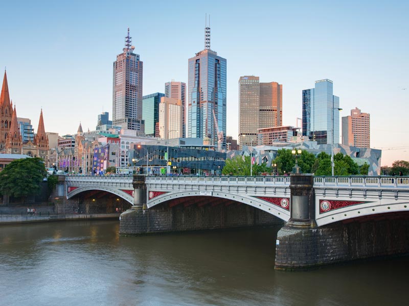 Melbourne i Australien