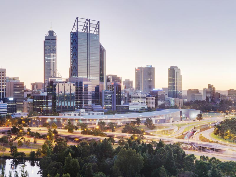 Perth i Australien